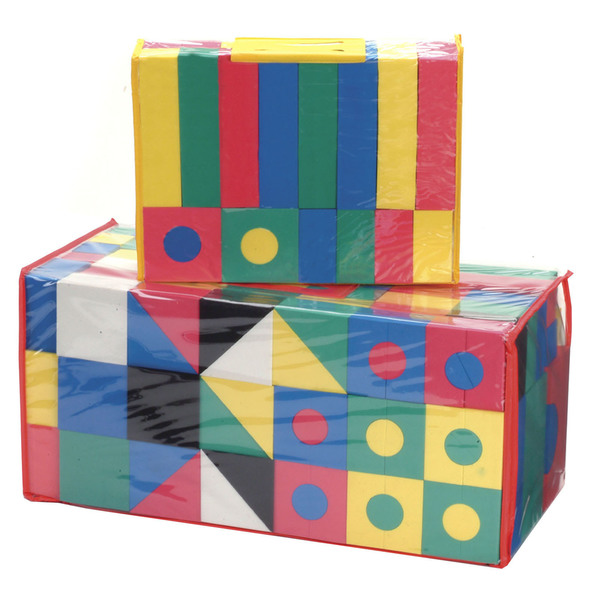 Creativity Street WonderFoam® Activity Blocks, Primary Colors, Assorted Sizes, 152 Pcs PAC4389
